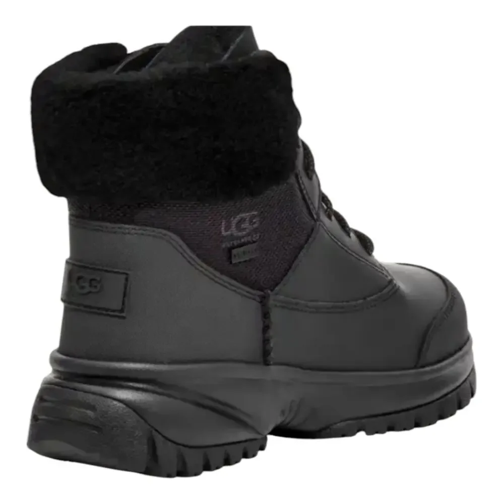 UGG YOSE FLUFF V2 BLACK Hiking Waterproof BOOTS WOMEN'S Size 9.5 New